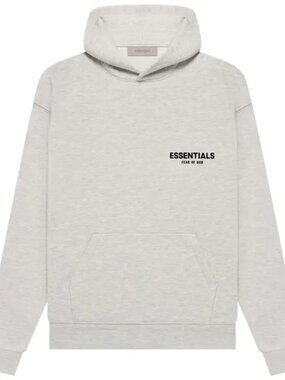 Fear Of God Essentials Light Oatmeal SS22 Hoodie